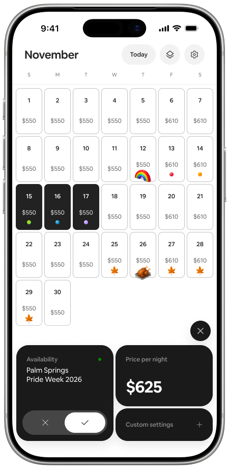 Airbnb listing detail on iPhone